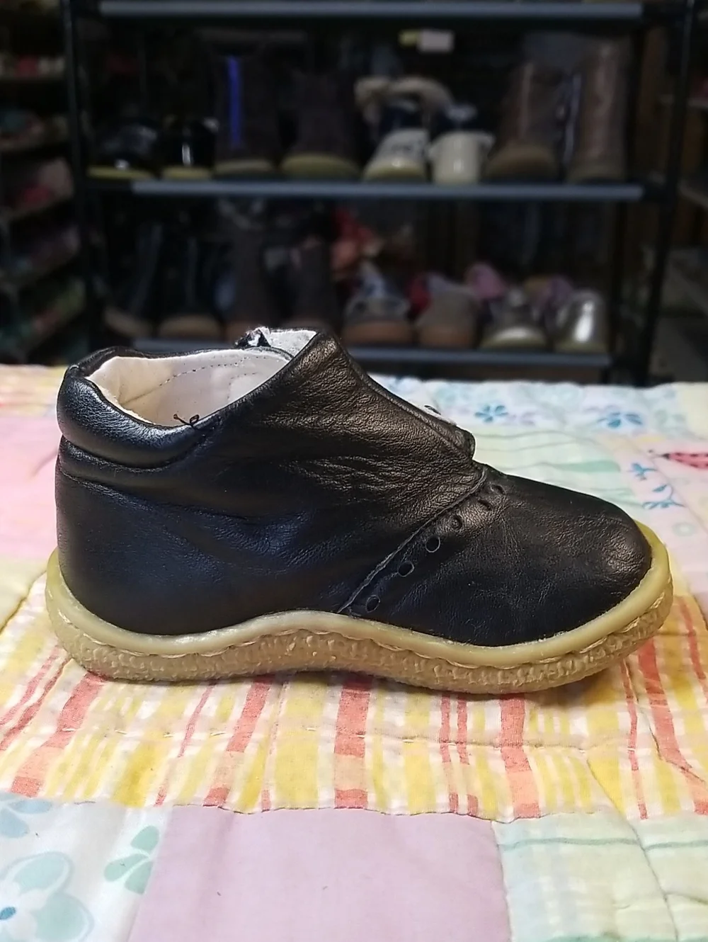 Livie & Luca Black Leather Soft London Boots Size 5